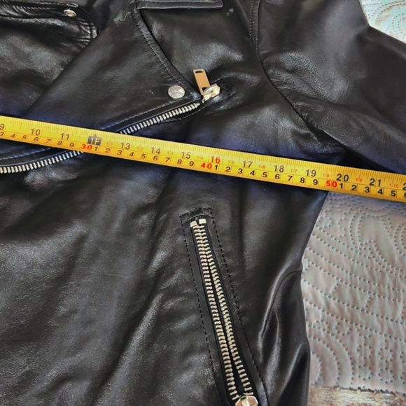 Barney’s Original Leather Moto Jacket - Picture 7 of 14